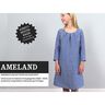 AMELAND Klänning med veck vid halsringningen | Studio Schnittreif | 86-152,  thumbnail number 1