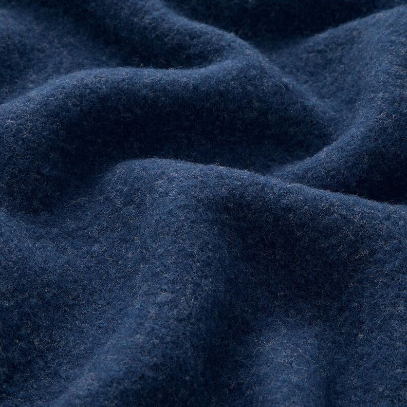 Ullfleece ren nyull Enfärgat – marinblå,  image number 2