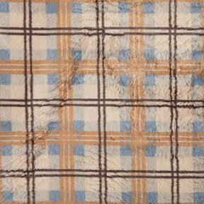 fuskpäls stora rutor – anemon,  fuskpäls stora rutor – anemon,