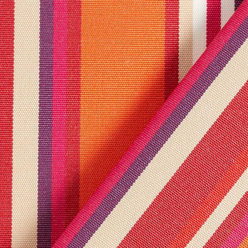 Markistyg blandade ränder – korall/bär,  image number 5