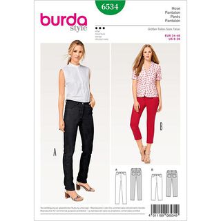 Byxor / jeans / trekvartsbyxor, Burda 6534, 