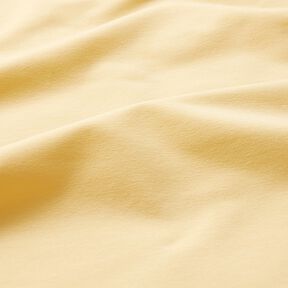 Bomullsjersey medium enfärgad – vaniljgul, 