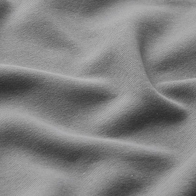Sweatshirt Ruggad enfärgat Lurex – mörkgrå/silver,  image number 3