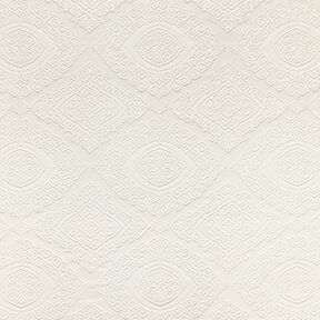 Dekorationstyg Jacquard dekorativa romber 275 cm – yllevit, 