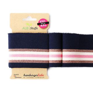 EKOLOGISKA STICKADE MUDDAR CUFF ME GLAM  [140 CM | 8 CM]  | Albstoffe | Hamburger Liebe, 