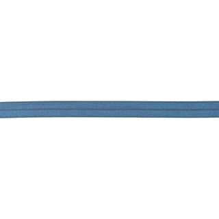 Elastistiskt infattningsband  blank [15 mm] – jeansblå, 