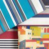 Outdoortyg Canvas Hus – ljusbeige/kaminrött,  thumbnail number 5