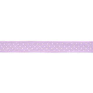 Vävt band Chambray prickar – fläder, 