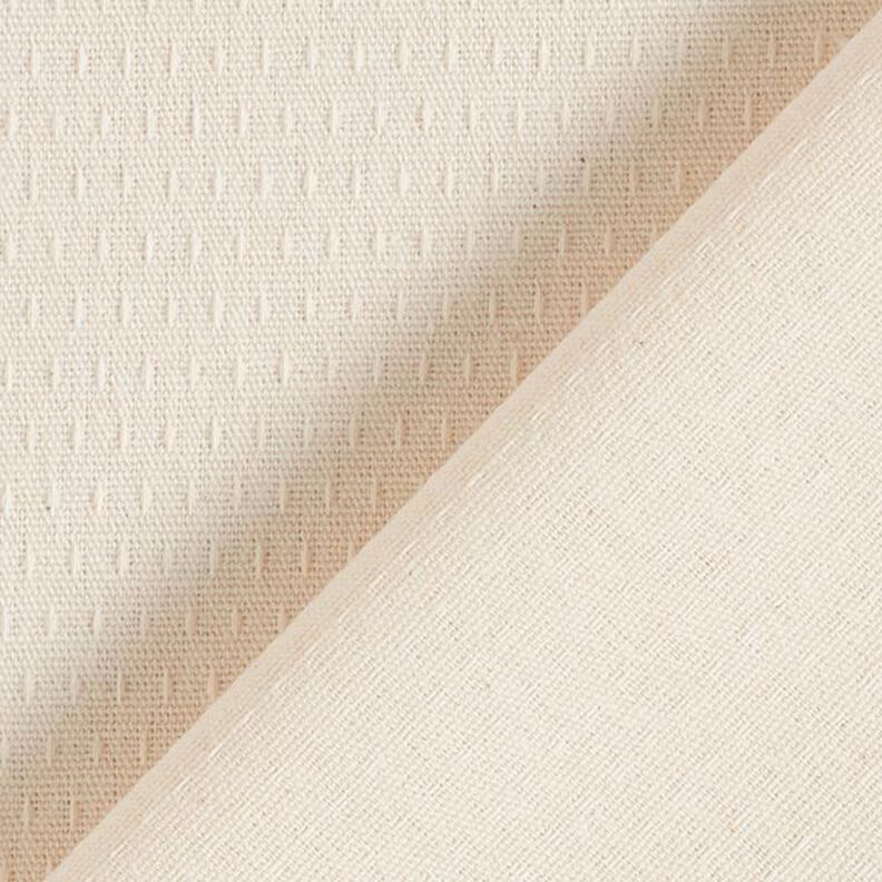 Dekorationstyg jacquard återvunnet – yllevit,  image number 3