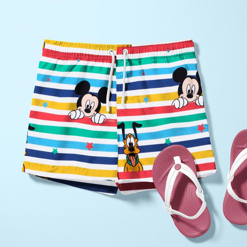 Bomullsjersey Musse Pigg och hans vänner | Disney – vit,  image number 6