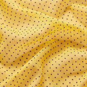 chiffong glitterränder och prickar – citrongul, 