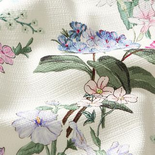 Panamastretch Blomsteräng – kräm, 