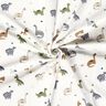 Bomullsjersey Glada dinosaurier – elfenbensvit/vass,  thumbnail number 3
