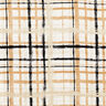 linneviskosmix abstrakta rutor – natur/beige,  thumbnail number 1