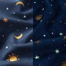 Dekorationstyg Glow in the dark natthimmel – guld/marinblått,  thumbnail number 3