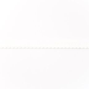 Elastistiskt infattningsband Spets [12 mm] – yllevit, 