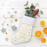 Bomullstyg Poplin snökristaller – yllevit/guld,  thumbnail number 6