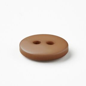 Rund knapp med 2 hål [Ø 11 mm] – cashew, 
