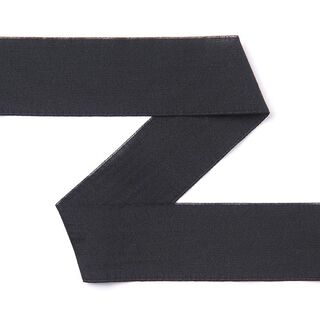Organza kantband elastiskt Goldie - svart, 