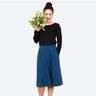 FRAU BELLA - klockad kjol med fickor, Studio Schnittreif | XS - XXL,  thumbnail number 5