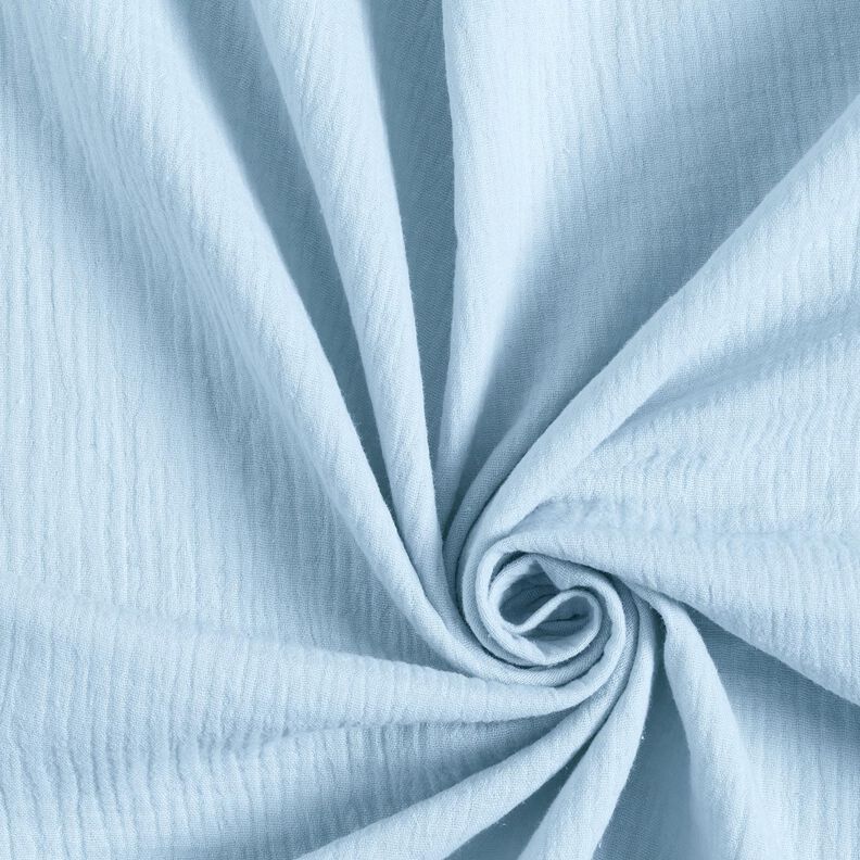 Muslin/Dubbel-krinkelväv – babyblå, image number 1