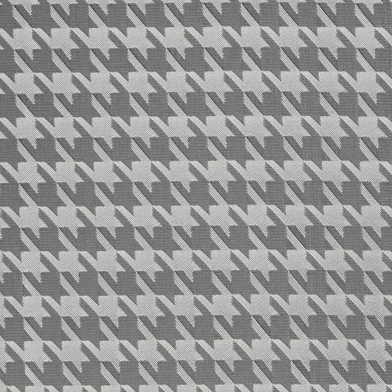 Fodertyg Jacquard hundtandsmönster – ljusgrått/mörkgrå,  image number 1