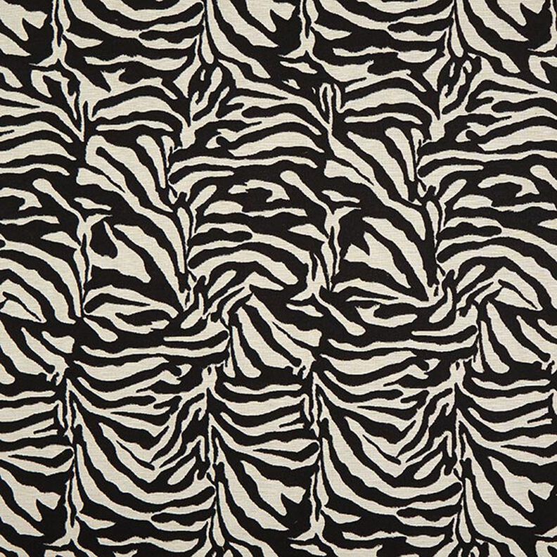 Jacquard Gobeläng Zebra – svart/vit,  image number 1