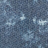 quiltat tyg chambray blommigt batik – jeansblå,  thumbnail number 6
