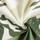 ARVIDSSONS TEXTIL – Dekorationstyg Halvpanama Norrland – vit/grön,  thumbnail number 3