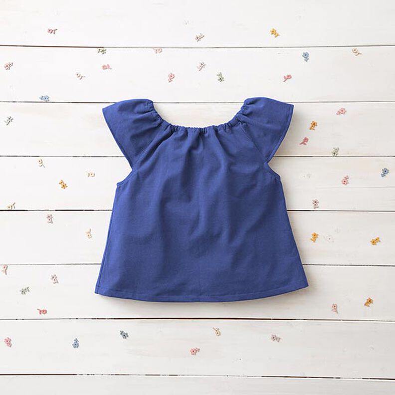 Bomullsjersey medium enfärgad – indigo, image number 7