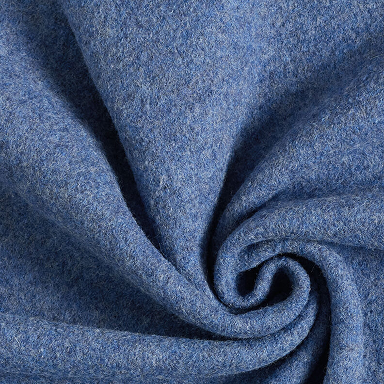 Ull Valkloden Melange – jeansblå,  image number 1