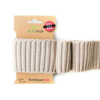 GOTS Ekologiska stickade muddar CUFF ME COZY [140 cm | 7 cm] | Albstoffe | Hamburger Liebe, 