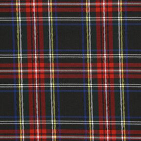Skotskrutig Tartan Stora rutor – svart, 