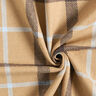 Kapptyg bomullsmix stora rutor – beige,  thumbnail number 3