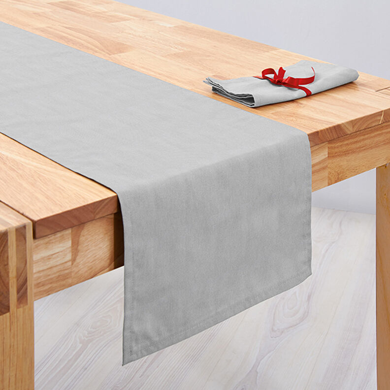 Dekorationstyg Canvas – silvergrå,  image number 5