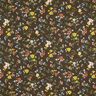 Viskosjersey småblommor – mörkbrun/eldröd,  thumbnail number 1