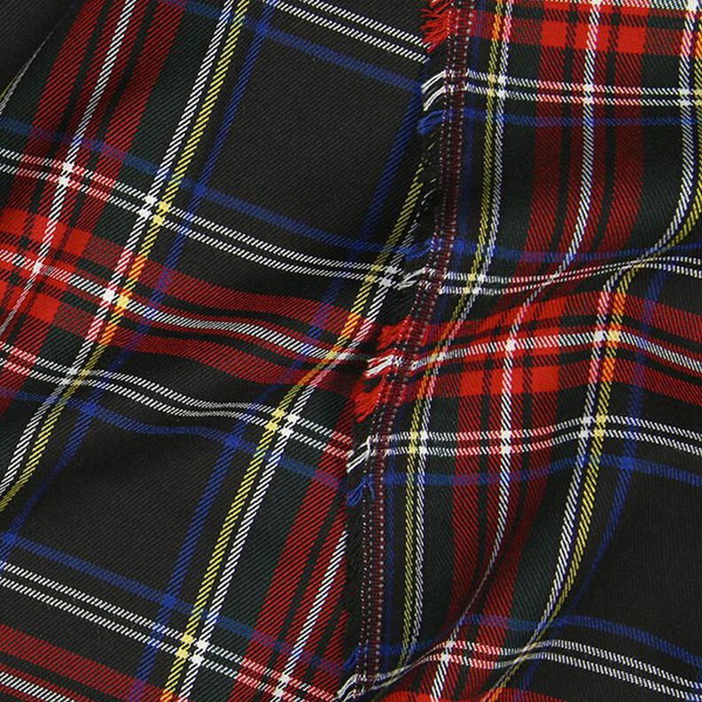 Skotskrutig Tartan Stora rutor – svart,  image number 4