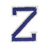 Applikation Bokstaven Z [ Höjd: 4,6 cm ] – marinblått,  thumbnail number 1