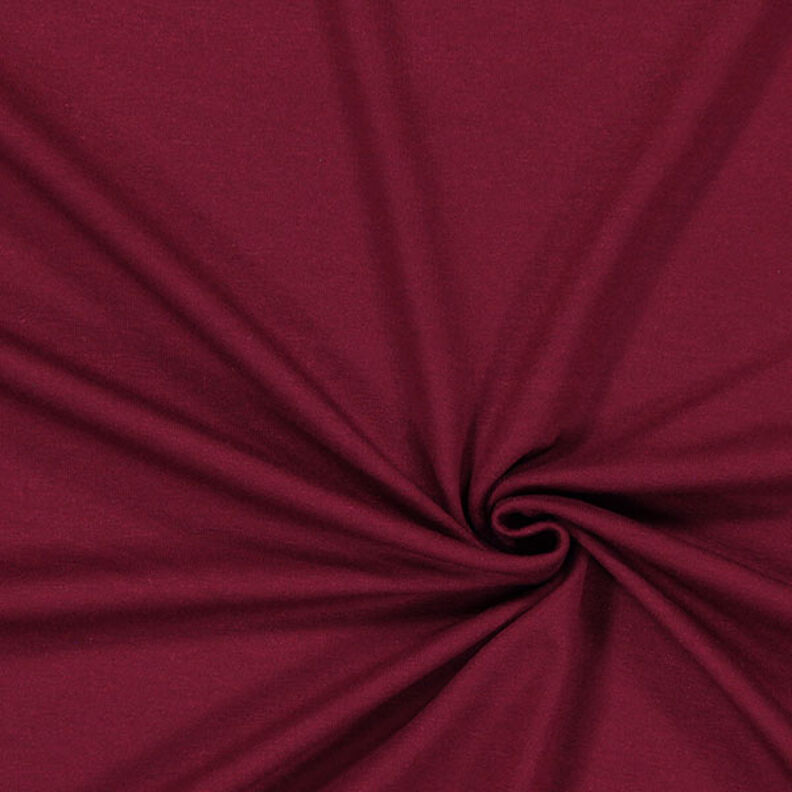 Viskosjersey Medium – bordeauxrött, image number 1