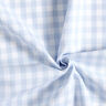 Bomullstyg Vichy rutig 1 cm – ljus jeansblå/vit,  thumbnail number 3