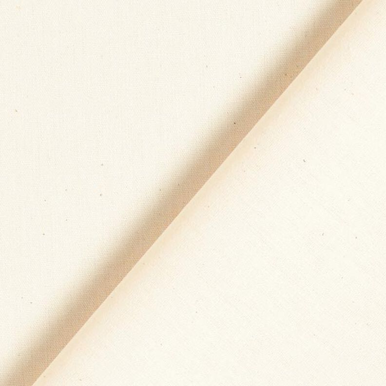 Bomullspoplin Enfärgat – kräm,  image number 5