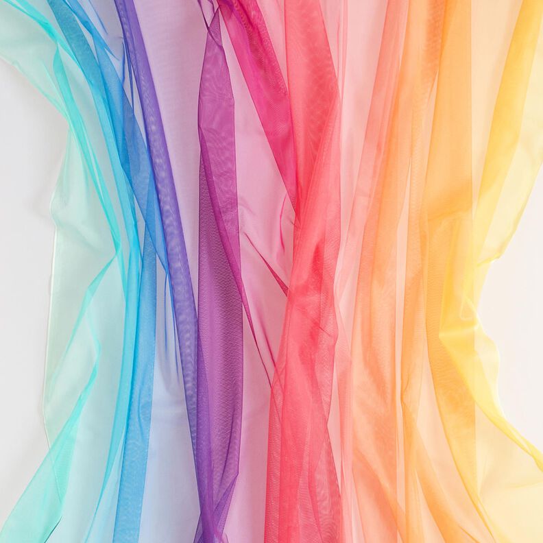 Softmesh Regnbågsnyanser – aquablått/intensiv rosa, image number 6
