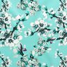 Outdoortyg Canvas körsbärsblommor – aquablå,  thumbnail number 1