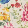 Dekorationstyg Halvpanama ängsblommor – natur/hallon,  thumbnail number 5