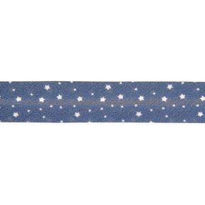Snedslå stjärnor ekologisk bomull [20 mm] – marinblått, 