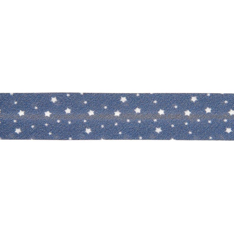 Snedslå stjärnor ekologisk bomull [20 mm] – marinblått,  image number 1