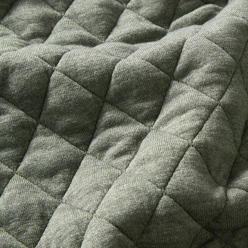 steppad jersey med rombmönster – mörk furu, image number 2