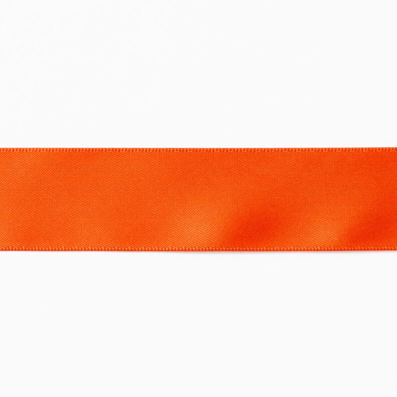 Satinband [25 mm] – brandgul,  image number 1