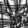 Stickad jacquard rutigt struktur – svart/vit,  thumbnail number 3