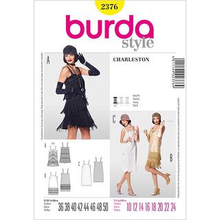 Charlestonklänning, Burda 2376, 